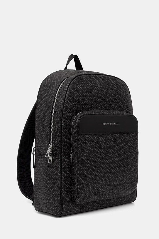 Tommy Hilfiger Σακίδιο πόλης ανδρικό από απομίμηση δέρματος AM0AM14137 μαύρο SS26