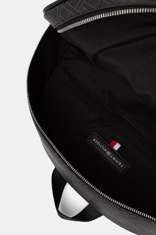 Tommy Hilfiger Σακίδιο πόλης ανδρικό από απομίμηση δέρματος AM0AM14137 μαύρο