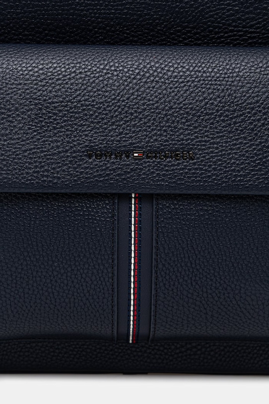 Tommy Hilfiger ruksak pánsky z imitácie kože tmavomodrá AM0AM14165