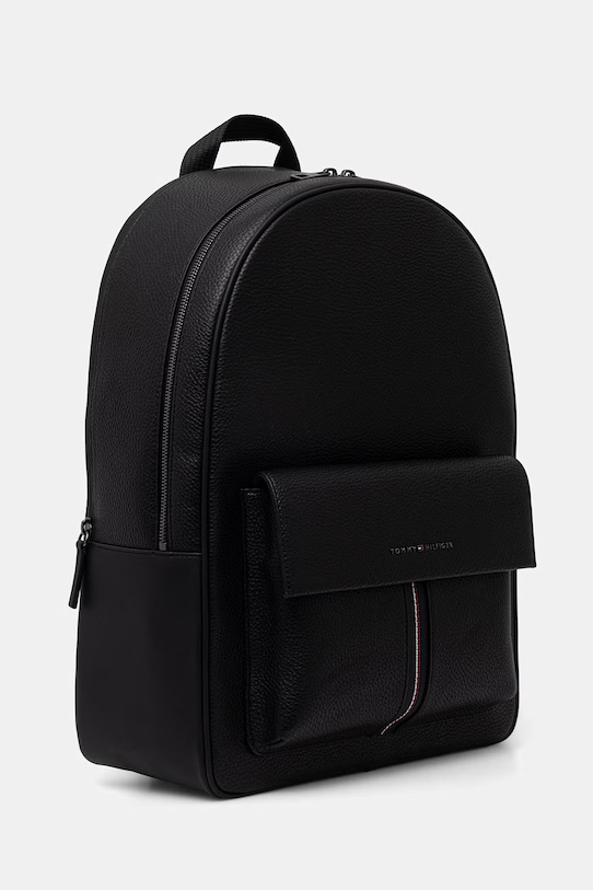 Tommy Hilfiger ruksak pánsky z imitácie kože AM0AM14165 čierna SS26