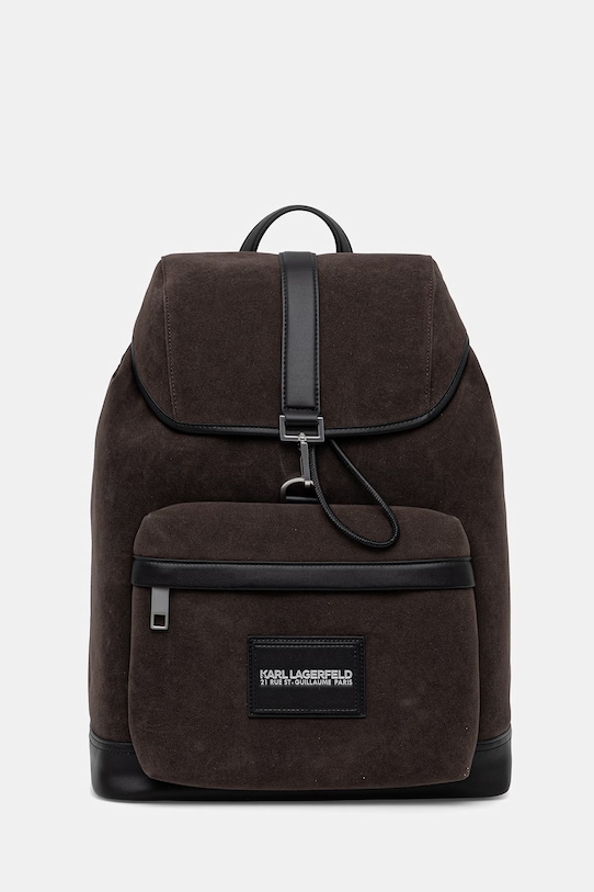 Karl Lagerfeld plecak męski brązowy B2M30194