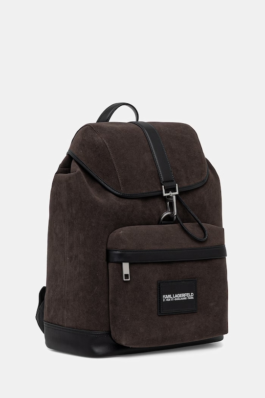 Karl Lagerfeld plecak męski B2M30194 brązowy SS26