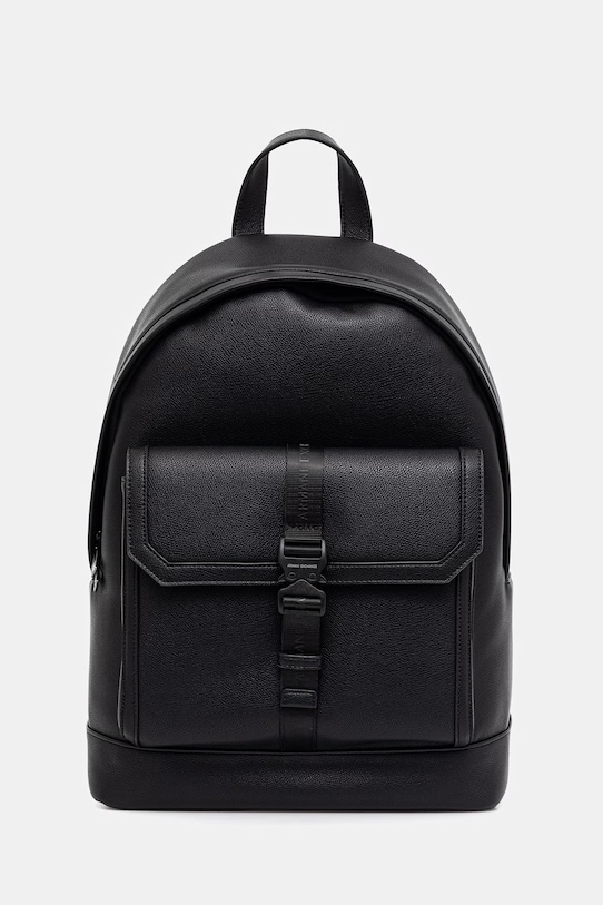 Armani Exchange plecak męski z imitacji skóry czarny XM002565.AF22537