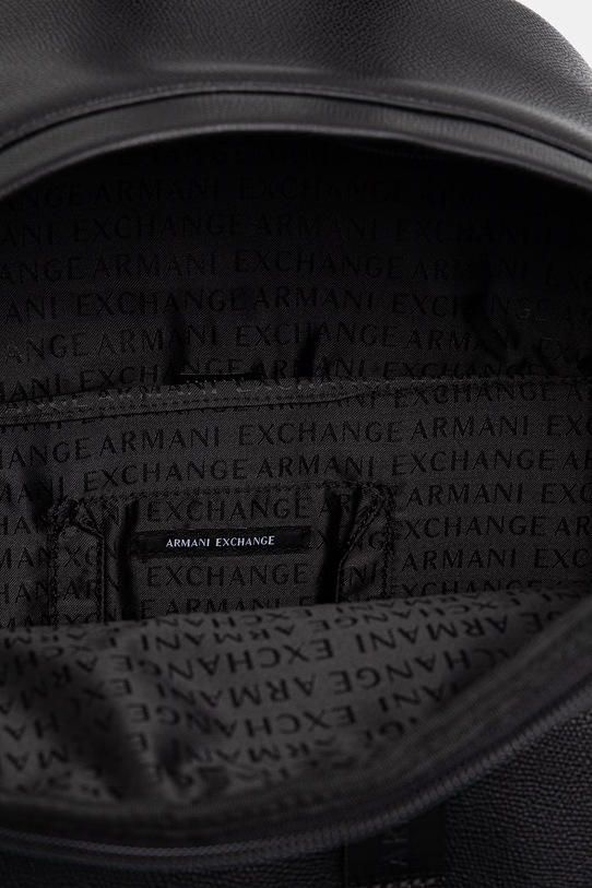 Armani Exchange plecak męski z imitacji skóry XM002565.AF22537 czarny
