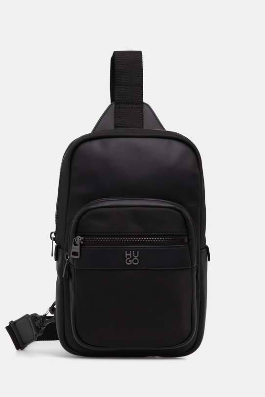 HUGO nahrbtnik moški QUANTIC MONOSTRAP črna 50563707