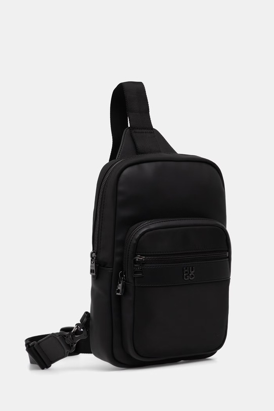 HUGO nahrbtnik moški QUANTIC MONOSTRAP 50563707 črna SS26