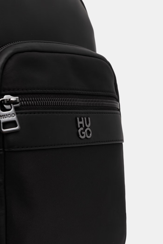 HUGO nahrbtnik moški QUANTIC MONOSTRAP črna 50563707