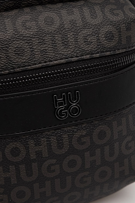 HUGO plecak męski z imitacji skóry Quantic Monostrap czarny 50564323