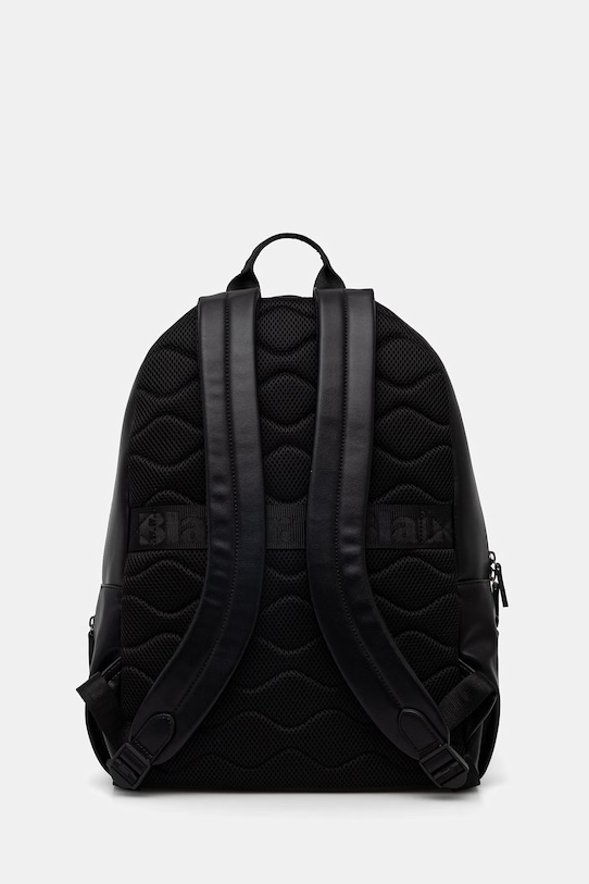 Akcesoria Blauer plecak męski z imitacji skóry NUBPU01 czarny