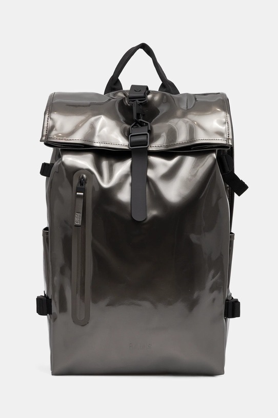 Σακίδιο πλάτης Rains 14590 Rolltop Rucksack Large W3 συνθετικό ασημί 14590.150