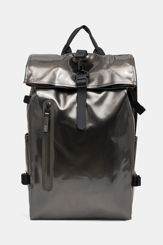 Σακίδιο πλάτης Rains 14590 Rolltop Rucksack Large W3 συνθετικό ασημί 14590.150