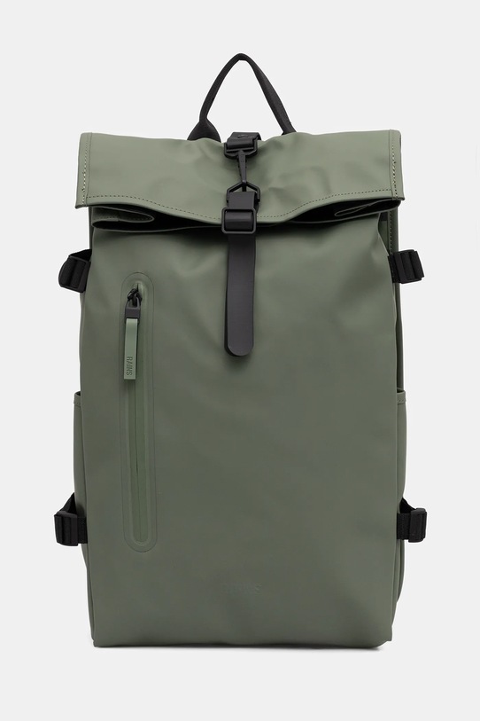 Σακίδιο πλάτης Rains 14590 Rolltop Rucksack Large W3 συνθετικό πράσινο 14590.145