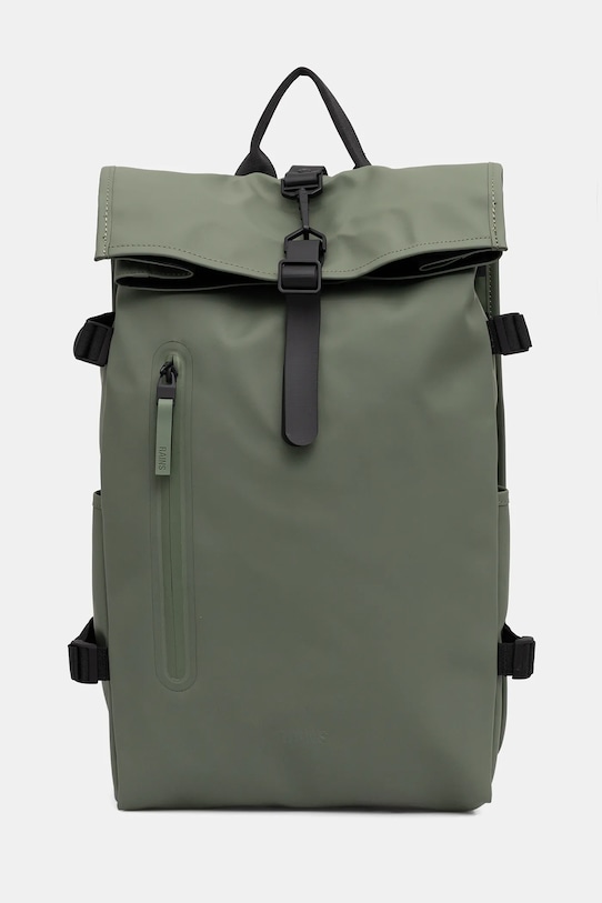 Σακίδιο πλάτης Rains 14590 Rolltop Rucksack Large W3 συνθετικό πράσινο 14590.145