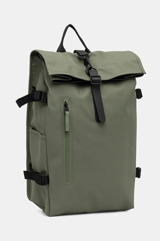 Σακίδιο πλάτης Rains 14590 Rolltop Rucksack Large W3 14590.145 πράσινο SS26