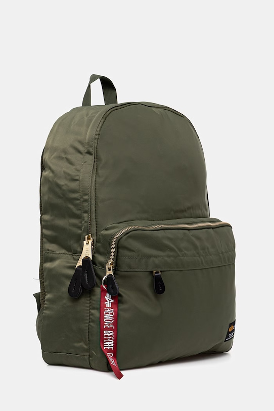 Batoh Alpha Industries Crew Backpack 156940.01 zelená SS26