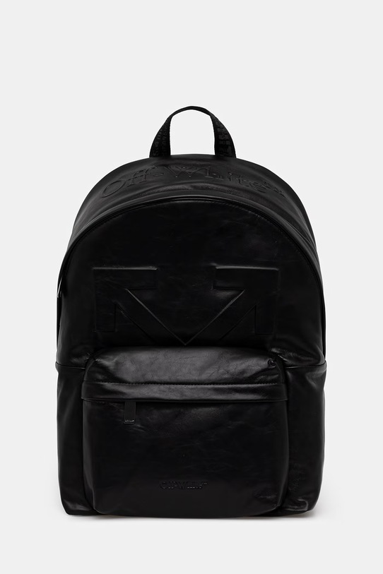 Off-White Heritage plecak skórzany czarny OMNB126S26LEA001