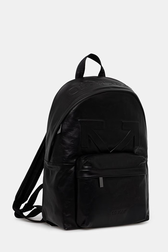 Off-White Heritage plecak skórzany OMNB126S26LEA001 czarny SS26