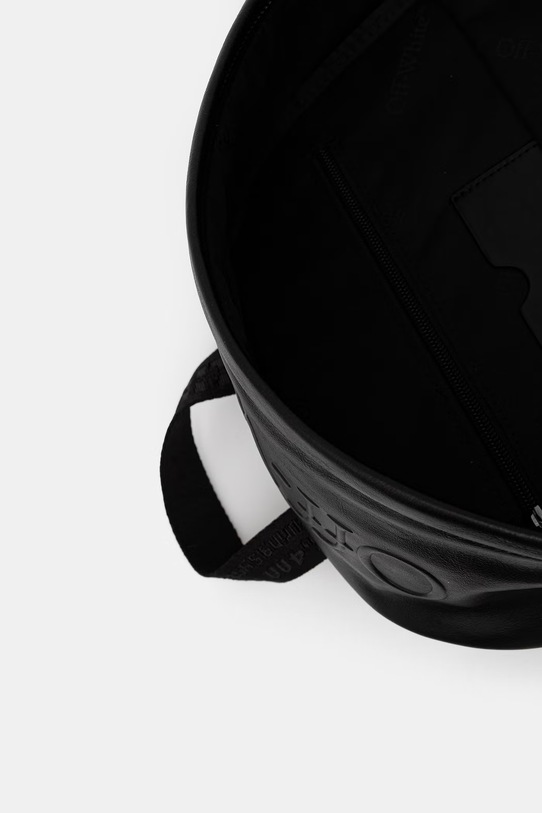 Off-White Heritage plecak skórzany OMNB126S26LEA001 czarny