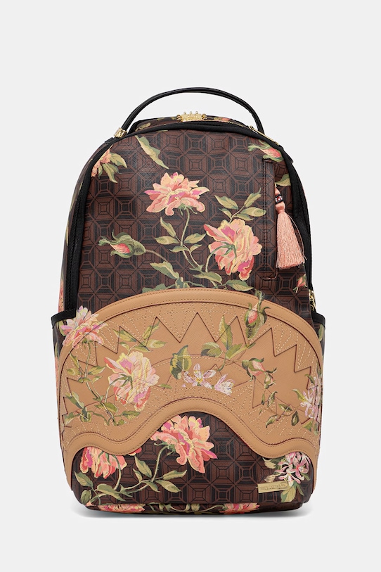 Sprayground plecak szkolny damski z imitacji skóry brązowy 910B8529NSZ