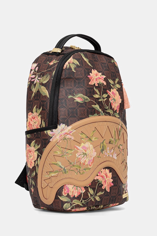 Sprayground plecak szkolny damski z imitacji skóry 910B8529NSZ brązowy SS26