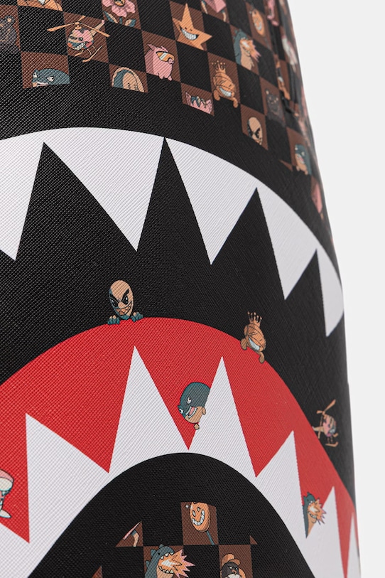 Sprayground plecak szkolny damski z imitacji skóry czarny 910B8768NSZ