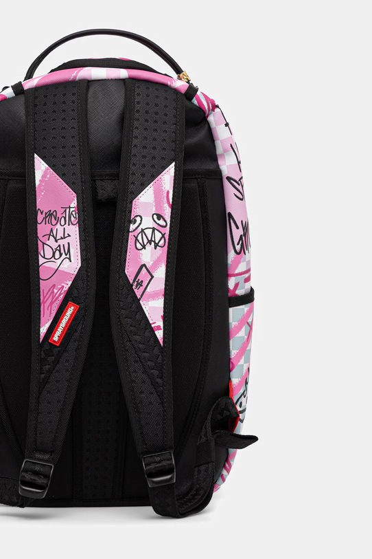 Akcesoria Sprayground plecak szkolny damski z imitacji zamszu 910B8672NSZ różowy