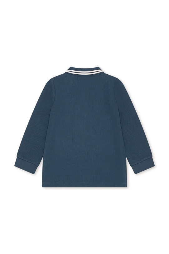 Konges Sløjd longsleeve bawełniany dziecięcy FLORIAN LS POLO GOTS KS104511.PreSpring granatowy SS26