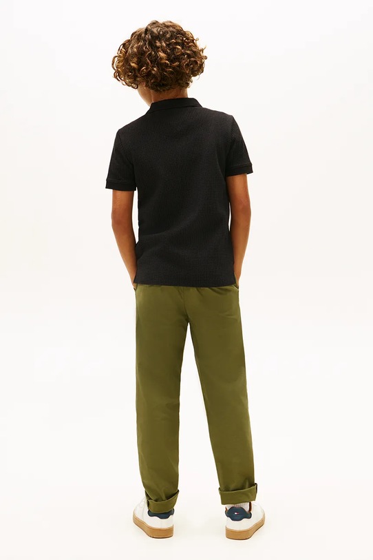 Tommy Hilfiger polo dziecięce KB0KB10363.128.176.PPY2 czarny