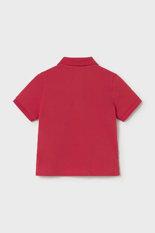 Παιδικά βαμβακερά μπλουζάκια πόλο Mayoral 102.3E.Baby.PPY2 κόκκινο SS26