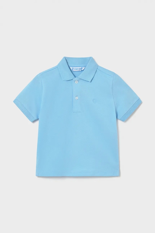 Mayoral polo bawełniane dziecięce bawełna niebieski 102.3E.Baby.PPY2