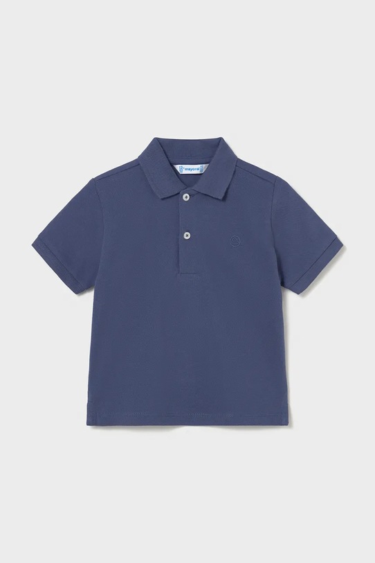 Παιδικά βαμβακερά μπλουζάκια πόλο Mayoral βαμβάκι σκούρο μπλε 102.3E.Baby.PPY2