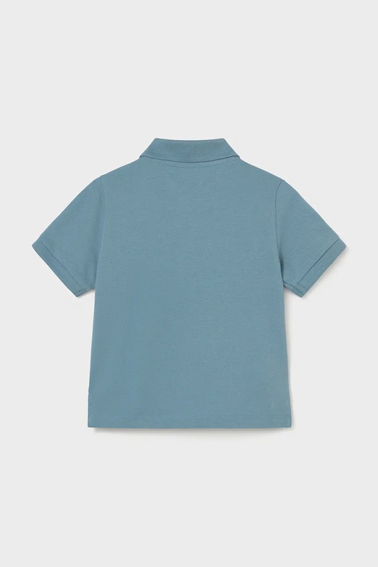Παιδικά βαμβακερά μπλουζάκια πόλο Mayoral 102.3E.Baby.PPY2 μπλε SS26