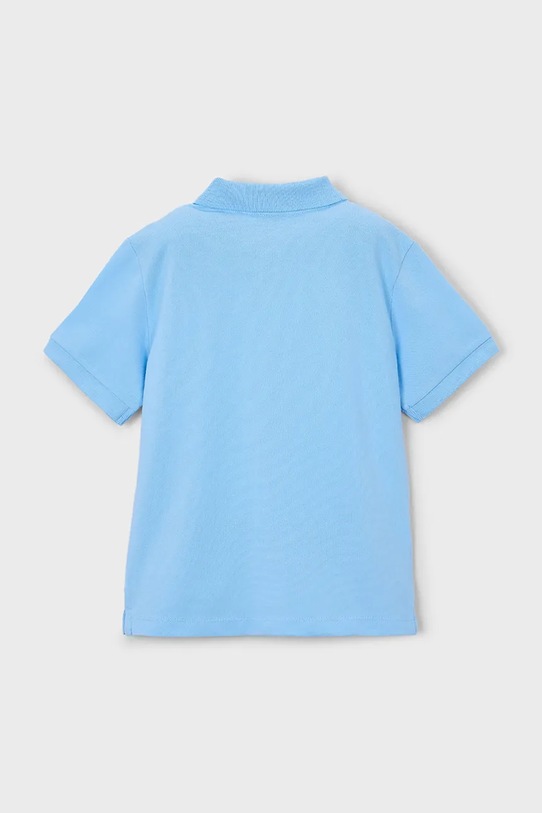 Παιδικά βαμβακερά μπλουζάκια πόλο Mayoral 150.5A.Mini.PPY2 μπλε SS26
