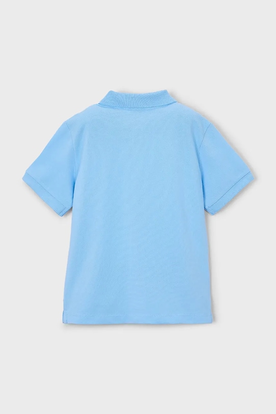 Παιδικά βαμβακερά μπλουζάκια πόλο Mayoral 150.5A.Mini.PPY2 μπλε SS26