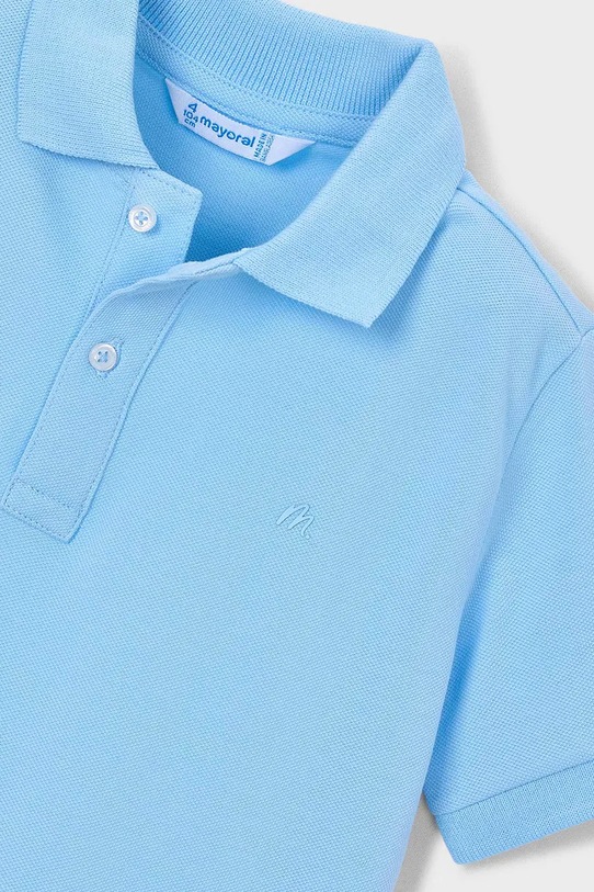 Αγορίστικα Παιδικά βαμβακερά μπλουζάκια πόλο Mayoral 150.5A.Mini.PPY2 μπλε