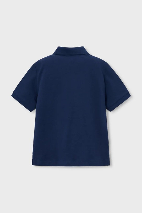 Mayoral polo bawełniane dziecięce 150.5A.Mini.PPY2 granatowy SS26