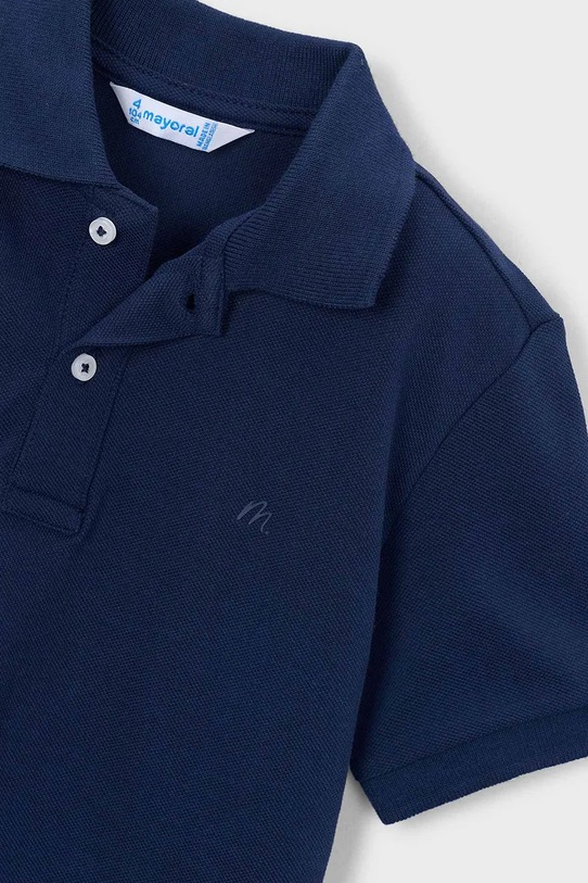 Chłopiec Mayoral polo bawełniane dziecięce 150.5A.Mini.PPY2 granatowy