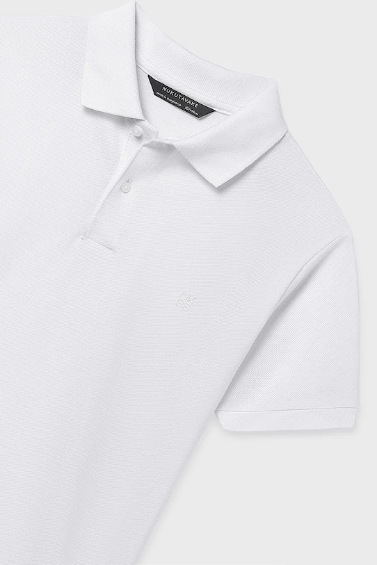Chłopiec Mayoral polo bawełniane dziecięce 890.7F.Junior.PPY2 biały