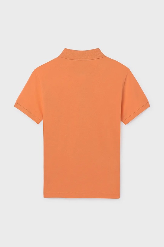 Αγορίστικα Παιδικά βαμβακερά μπλουζάκια πόλο Mayoral 890.7F.Junior.PPY2 πορτοκαλί