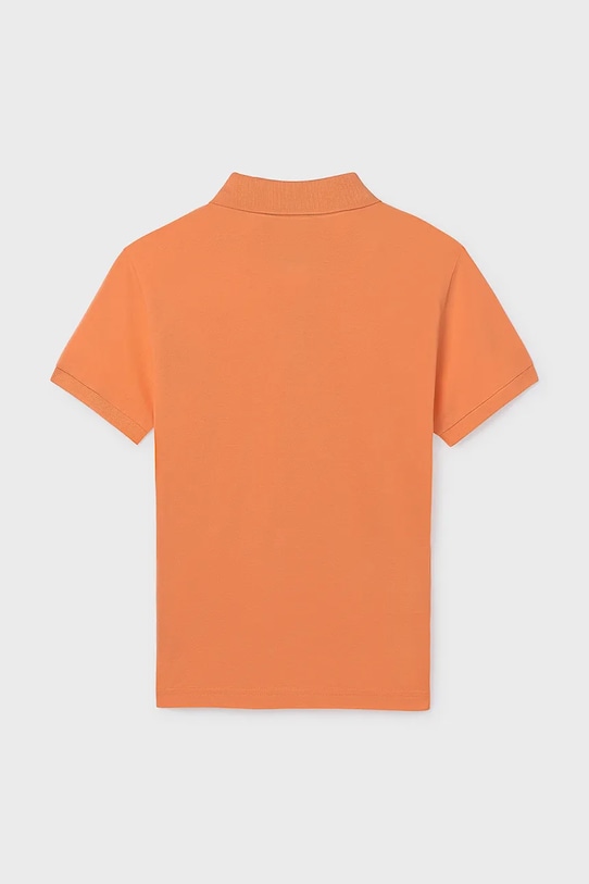 Αγορίστικα Παιδικά βαμβακερά μπλουζάκια πόλο Mayoral 890.7F.Junior.PPY2 πορτοκαλί