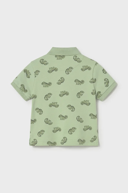 Παιδικό πουκάμισο πόλο Mayoral 1108.3C.Baby.PPY2 πράσινο SS26