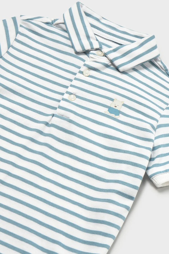 Chłopiec Mayoral polo bawełniane dziecięce 1110.3F.Baby.PPY2 biały