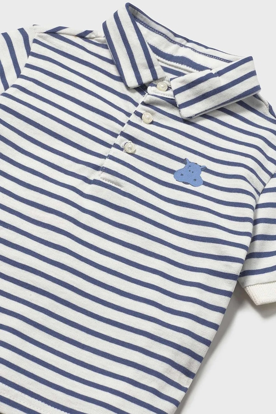 Chłopiec Mayoral polo bawełniane dziecięce 1110.3F.Baby.PPY2 biały