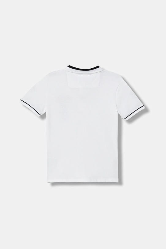 Guess polo bawełniane L6RP01.KBV51.PPY2 biały SS26