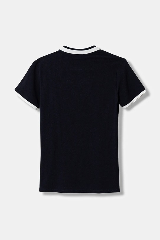 Bombažen polo Guess L6RP01.KBV51.PPY2 mornarsko modra SS26