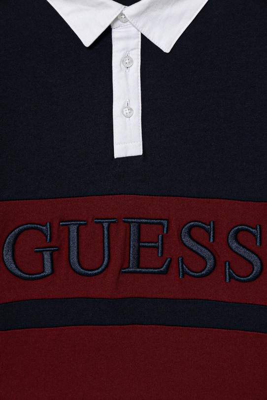 Băieți Guess tricouri polo din bumbac pentru copii L6RP04.KCNQ4.PPY2 bleumarin