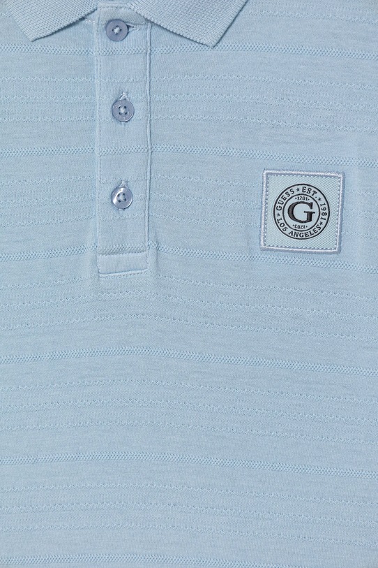 Chłopiec Guess polo bawełniane dziecięce L6RP07.KCM20.PPY2 niebieski