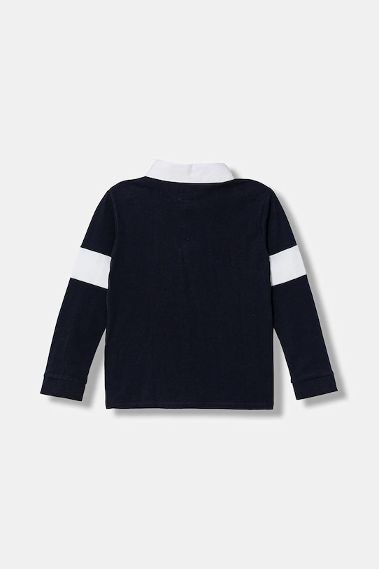 Guess longsleeve bawełniany dziecięcy N6RP00.KCNQ4.PPY2 granatowy SS26