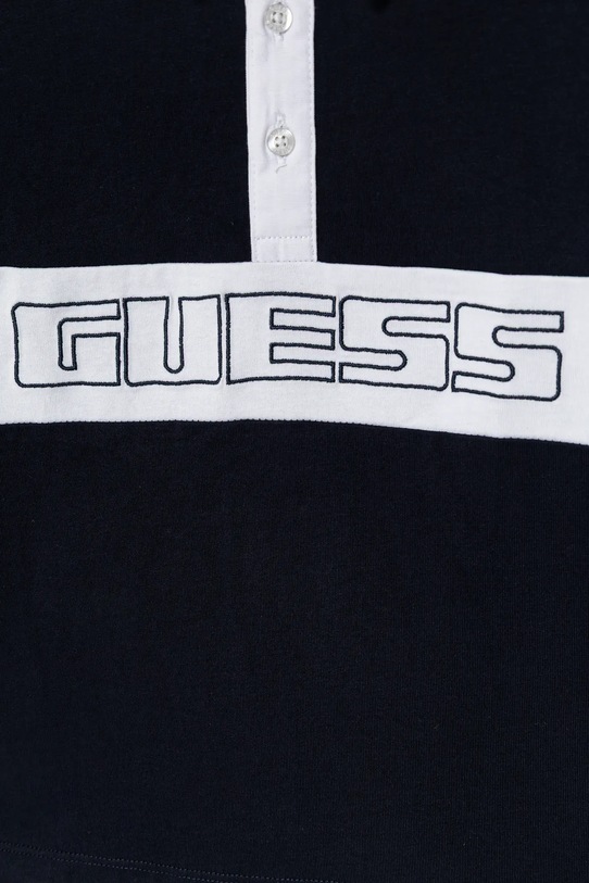 Chłopiec Guess longsleeve bawełniany dziecięcy N6RP00.KCNQ4.PPY2 granatowy