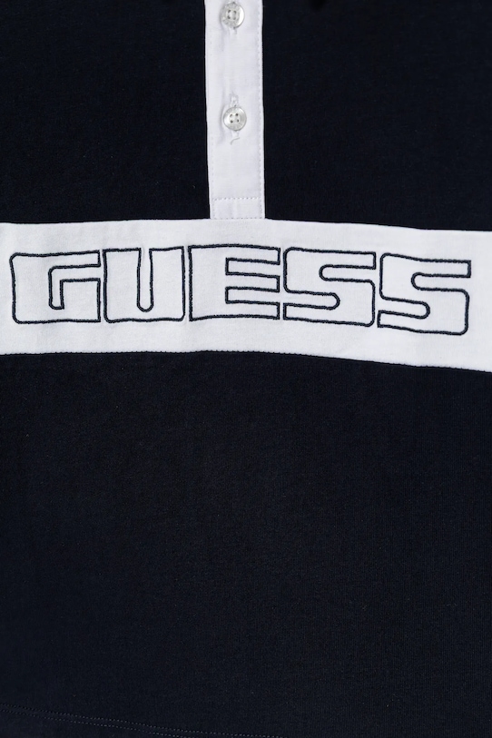 Chłopiec Guess longsleeve bawełniany dziecięcy N6RP00.KCNQ4.PPY2 granatowy
